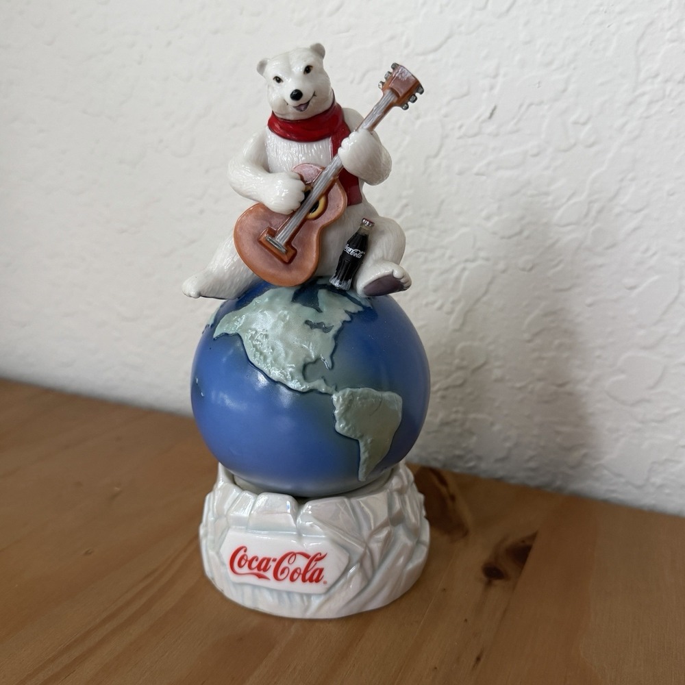 Coca Cola Polar Bear Music Box Limited Edition Vintage Numbered Collectible